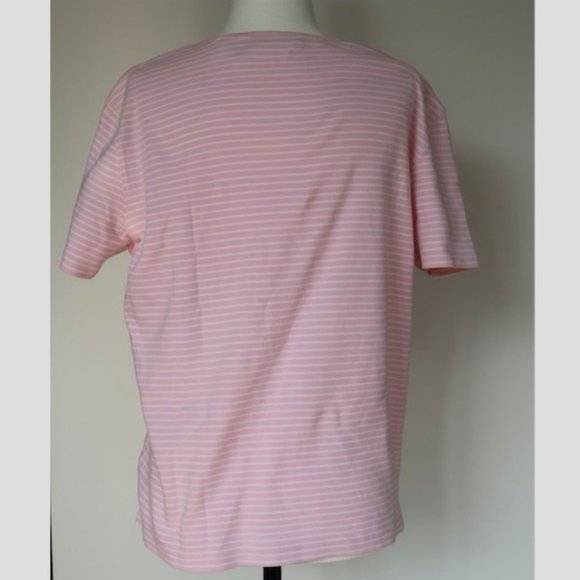 FREE ADD ON! Oversized Pink Striped Tee - Picture 3 of 6
